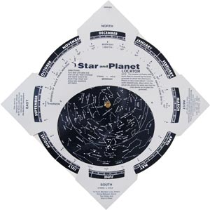 planisphere star locator map
